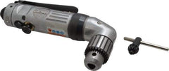 Sioux Tools - 3/8" Reversible Keyed Chuck - Right Angle Handle, 1,200 RPM, 10 CFM, 0.33 hp - Exact Tool & Supply