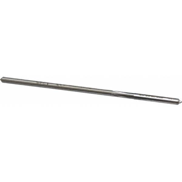Made in USA - 0.1245" High Speed Steel 4 Flute Chucking Reamer - Exact Tool & Supply