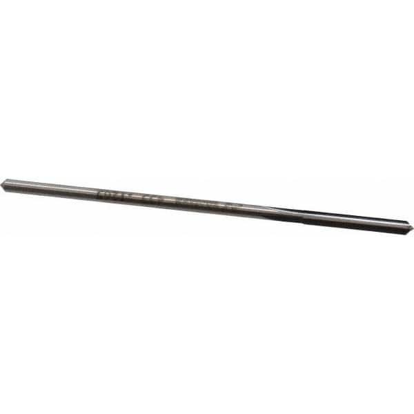Made in USA - 0.1265" High Speed Steel 4 Flute Chucking Reamer - Exact Tool & Supply