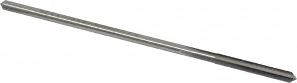 Made in USA - 0.1275" High Speed Steel 4 Flute Chucking Reamer - Exact Tool & Supply