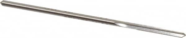 Made in USA - 0.128" High Speed Steel 4 Flute Chucking Reamer - Exact Tool & Supply