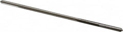 Made in USA - 0.1305" High Speed Steel 4 Flute Chucking Reamer - Exact Tool & Supply