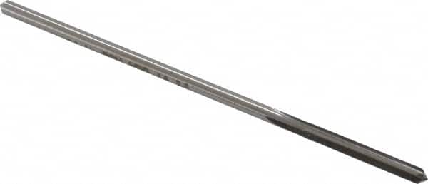 Made in USA - 0.1325" High Speed Steel 4 Flute Chucking Reamer - Exact Tool & Supply