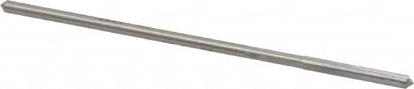 Made in USA - 0.1355" High Speed Steel 4 Flute Chucking Reamer - Exact Tool & Supply