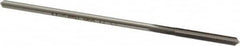 Made in USA - 0.1435" High Speed Steel 4 Flute Chucking Reamer - Exact Tool & Supply