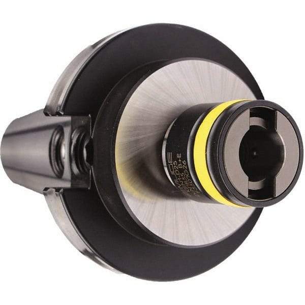 Emuge - CAT50 Taper Shank Tension & Compression Tapping Chuck - M3 Min Tap Capacity, 2.9134" Projection, Size 1 Adapter, Quick Change - Exact Tool & Supply