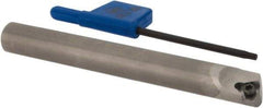 Iscar - MGSI, Left Hand Cut, 8mm Shank Width, Neutral Rake Indexable Turning Toolholder - 72mm OAL, IR; WB.T 52.. Insert Compatibility, Series Isoturn - Exact Tool & Supply
