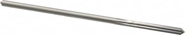 Made in USA - 0.1665" High Speed Steel 6 Flute Chucking Reamer - Exact Tool & Supply