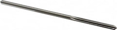 Made in USA - 0.172" High Speed Steel 6 Flute Chucking Reamer - Exact Tool & Supply
