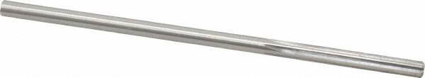 Made in USA - 0.206" High Speed Steel 6 Flute Chucking Reamer - Exact Tool & Supply