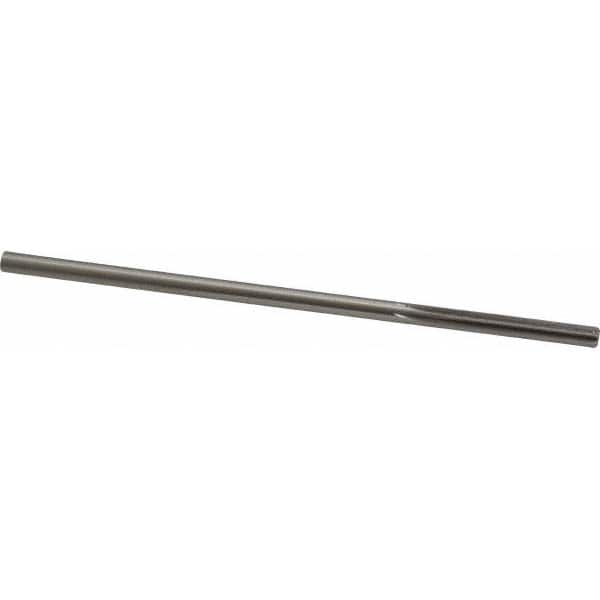 Made in USA - 0.22" High Speed Steel 6 Flute Chucking Reamer - Exact Tool & Supply