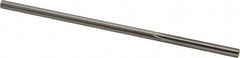 Made in USA - 0.2225" High Speed Steel 6 Flute Chucking Reamer - Exact Tool & Supply