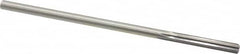 Made in USA - 0.239" High Speed Steel 6 Flute Chucking Reamer - Exact Tool & Supply