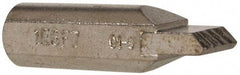 Norton - 1E-F, 7/16" Shank Diam Multi-Point Diamond Dresser - 3/8" Long x 5/16" Thick Head - Exact Tool & Supply