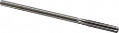 Made in USA - 0.3075" High Speed Steel 6 Flute Chucking Reamer - Exact Tool & Supply