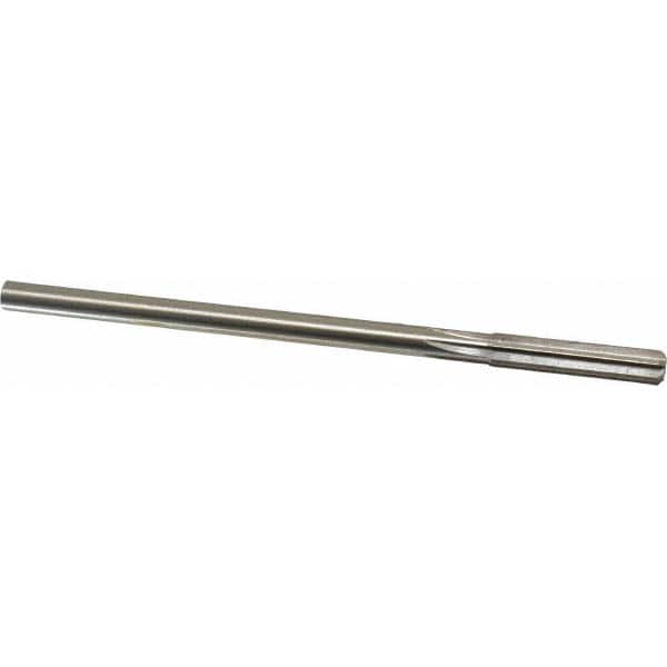 Made in USA - 0.317" High Speed Steel 6 Flute Chucking Reamer - Exact Tool & Supply