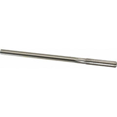 Made in USA - 0.317" High Speed Steel 6 Flute Chucking Reamer - Exact Tool & Supply