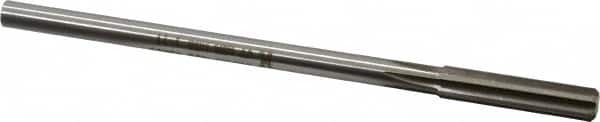 Made in USA - 0.33" High Speed Steel 6 Flute Chucking Reamer - Exact Tool & Supply