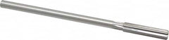 Made in USA - 0.343" High Speed Steel 6 Flute Chucking Reamer - Exact Tool & Supply