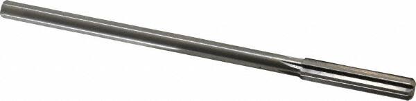 Made in USA - 0.371" High Speed Steel 6 Flute Chucking Reamer - Exact Tool & Supply