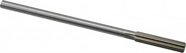 Made in USA - 0.379" High Speed Steel 6 Flute Chucking Reamer - Exact Tool & Supply