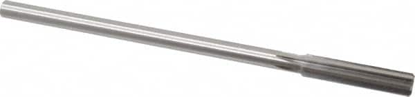 Made in USA - 0.38" High Speed Steel 6 Flute Chucking Reamer - Exact Tool & Supply