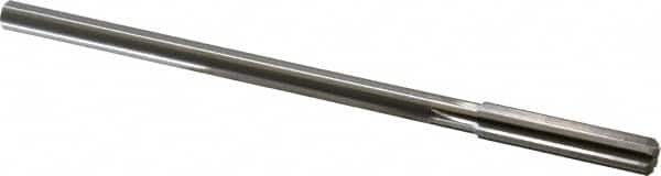 Made in USA - 0.381" High Speed Steel 6 Flute Chucking Reamer - Exact Tool & Supply