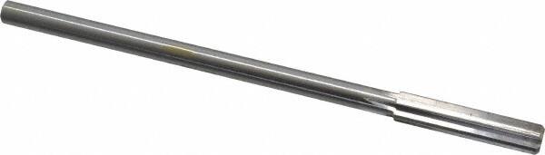 Made in USA - 0.389" High Speed Steel 6 Flute Chucking Reamer - Exact Tool & Supply