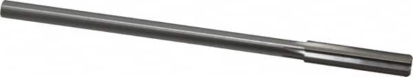 Made in USA - 0.392" High Speed Steel 6 Flute Chucking Reamer - Exact Tool & Supply