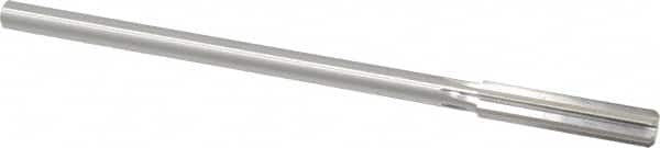 Made in USA - 0.394" High Speed Steel 6 Flute Chucking Reamer - Exact Tool & Supply