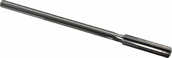 Made in USA - 0.406" High Speed Steel 6 Flute Chucking Reamer - Exact Tool & Supply