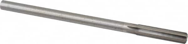 Made in USA - 0.408" High Speed Steel 6 Flute Chucking Reamer - Exact Tool & Supply