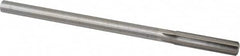 Made in USA - 0.408" High Speed Steel 6 Flute Chucking Reamer - Exact Tool & Supply