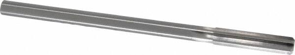 Made in USA - 0.411" High Speed Steel 6 Flute Chucking Reamer - Exact Tool & Supply