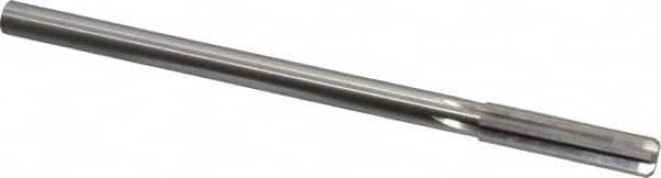 Made in USA - 0.435" High Speed Steel 6 Flute Chucking Reamer - Exact Tool & Supply