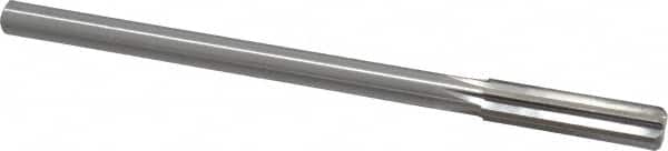Made in USA - 0.443" High Speed Steel 6 Flute Chucking Reamer - Exact Tool & Supply