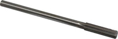 Made in USA - 0.45" High Speed Steel 6 Flute Chucking Reamer - Exact Tool & Supply