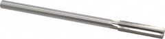 Made in USA - 0.454" High Speed Steel 6 Flute Chucking Reamer - Exact Tool & Supply