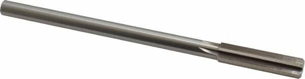 Made in USA - 0.456" High Speed Steel 6 Flute Chucking Reamer - Exact Tool & Supply