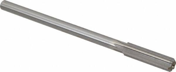 Made in USA - 0.466" High Speed Steel 6 Flute Chucking Reamer - Exact Tool & Supply