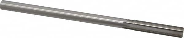 Made in USA - 0.473" High Speed Steel 6 Flute Chucking Reamer - Exact Tool & Supply