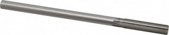 Made in USA - 0.473" High Speed Steel 6 Flute Chucking Reamer - Exact Tool & Supply