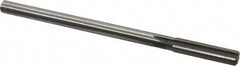 Made in USA - 0.482" High Speed Steel 6 Flute Chucking Reamer - Exact Tool & Supply