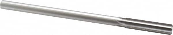 Made in USA - 0.492" High Speed Steel 6 Flute Chucking Reamer - Exact Tool & Supply