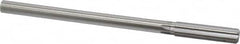 Made in USA - 0.493" High Speed Steel 6 Flute Chucking Reamer - Exact Tool & Supply
