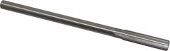 Made in USA - 0.497" High Speed Steel 6 Flute Chucking Reamer - Exact Tool & Supply
