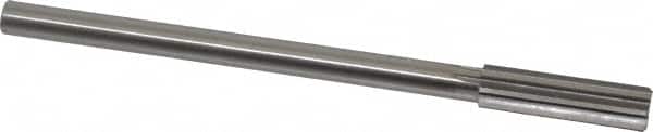 Made in USA - 0.564" High Speed Steel 8 Flute Chucking Reamer - Exact Tool & Supply