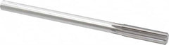 Made in USA - 0.626" High Speed Steel 8 Flute Chucking Reamer - Exact Tool & Supply