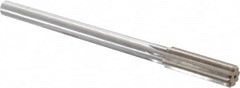 Made in USA - 0.668" High Speed Steel Chucking Reamer - Exact Tool & Supply