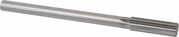 Made in USA - 0.686" High Speed Steel 8 Flute Chucking Reamer - Exact Tool & Supply